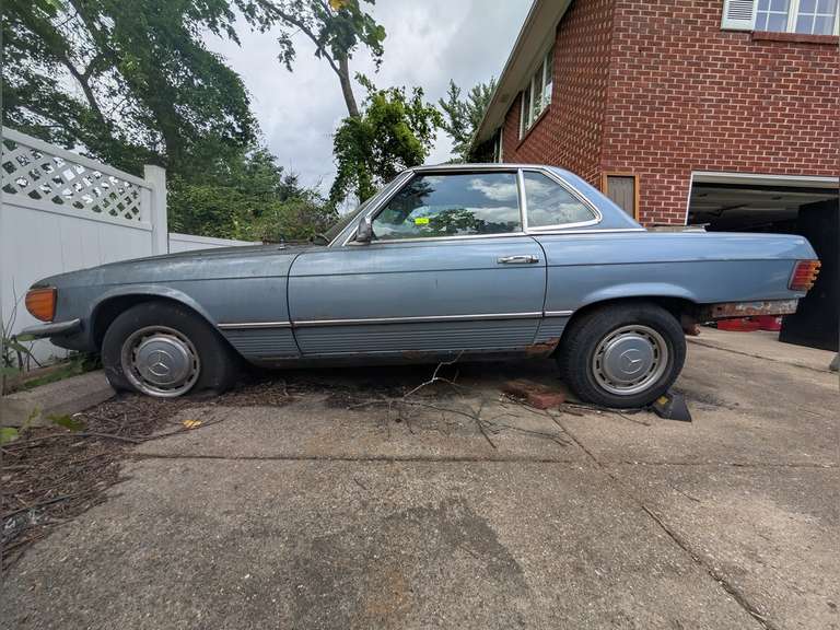 Mercedes Convertible, Removable Hardtop & Folding Soft Top, Ready for Restoration