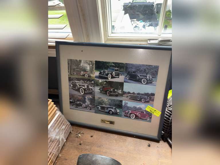 Duesenberg framed car collage