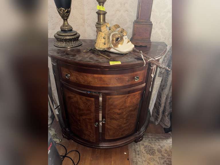 Demiloune wooden cabinet