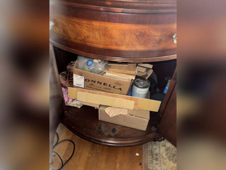 Demiloune wooden cabinet