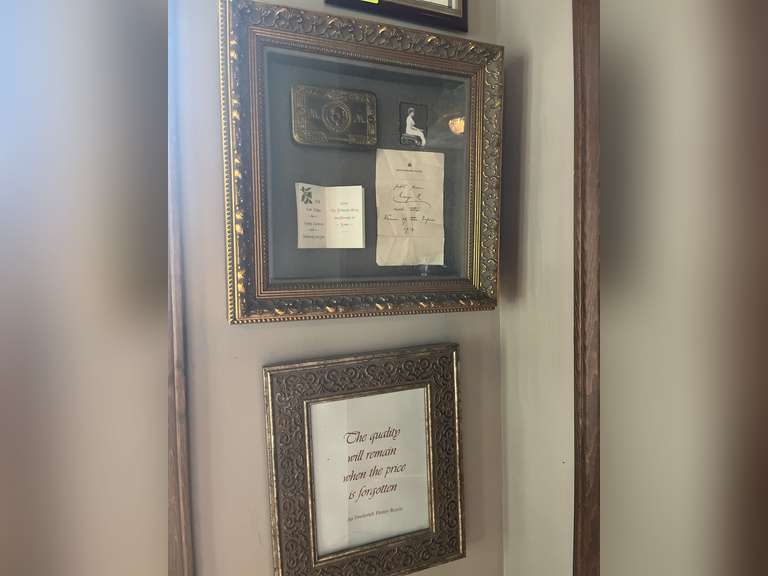 Walden Plaque, Buckingham palace framed piece, sir Frederick Henry Royce framed piece