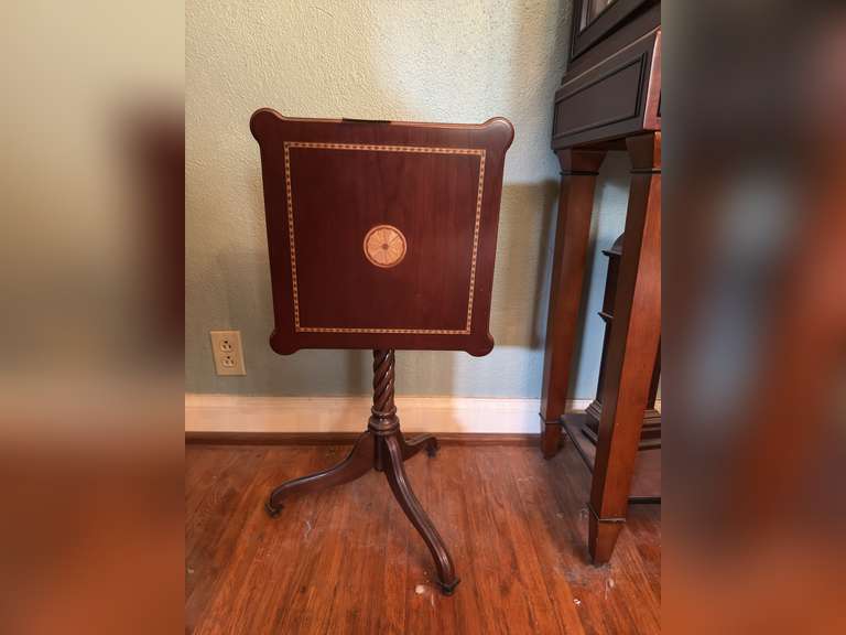 Inlaid Flip top table