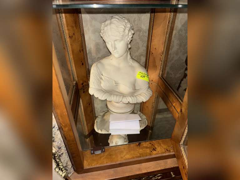 Copeland bisque bust signed C. Delpech