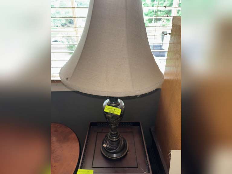 Marble style lamp