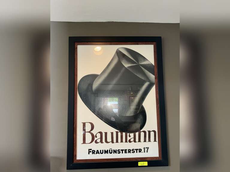 Baumann Fraumünsterstr. 17 (framed poster)