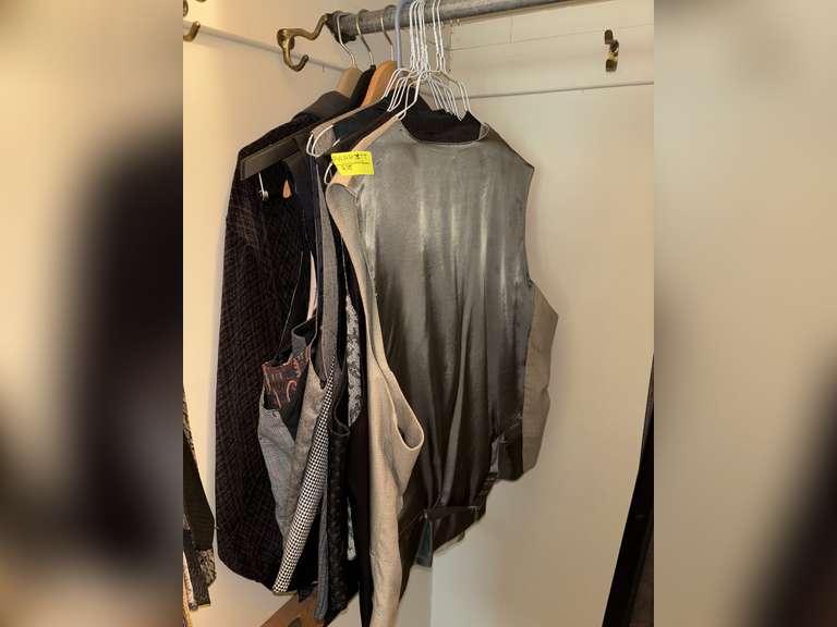 Assortment of vests for suits