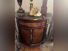 Demiloune wooden cabinet