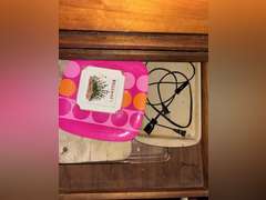 Contents of cabinet under stovetop