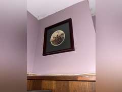 3 horse jockey framed pieces