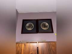 3 horse jockey framed pieces