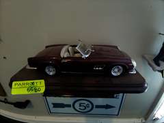 Vintage Ferrari model car w/ Better call Saul bobble head