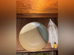 Contents of cabinet under stovetop