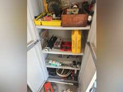 Black and Decker Cabinet with Contents