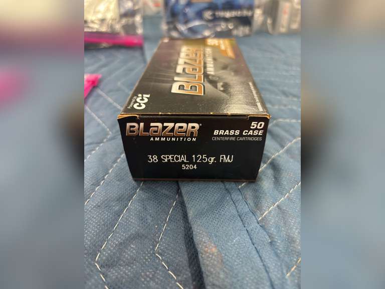 (50) Rounds of Blazer 38 Special, 125 Grain FMJ