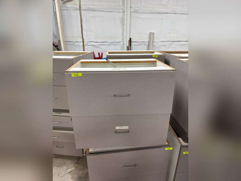 Gray tone two drawer (L:30” x W:21” x H:28.5”)