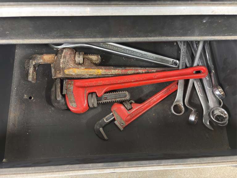 Pipe wrenches and various wrenches