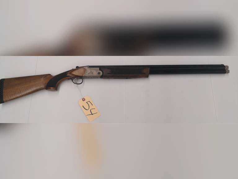 GForce Arms, 12 Gauge Over & Under Shotgun, 3" Chamber, Model GKX-5, Engraved Receiver, Checkered Gr