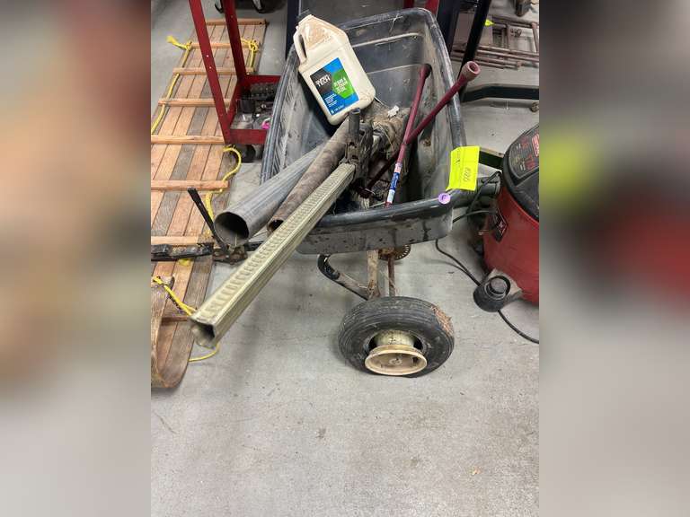 Seed spreader, cross bar, & bar chain oil