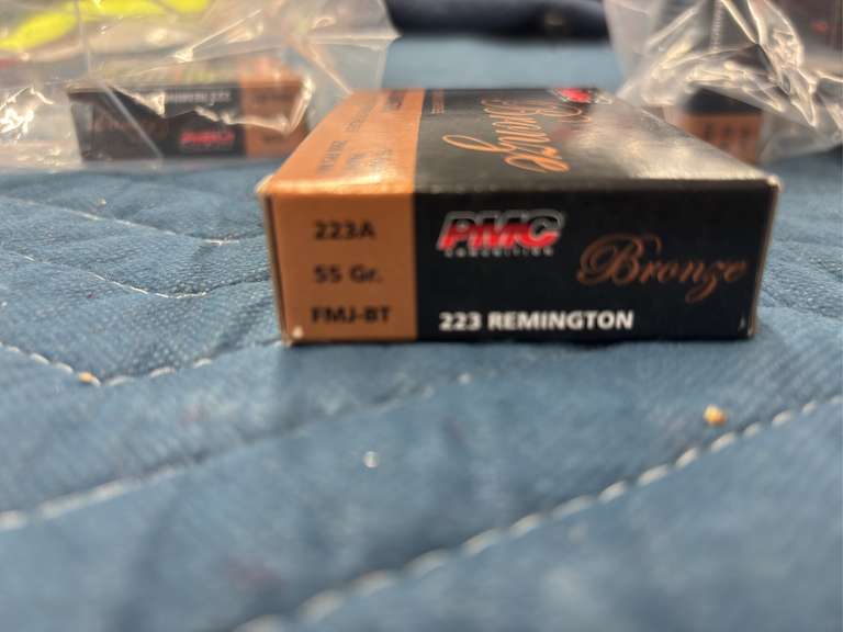40 Rounds of 223 Remington, 55 Grain FMJ, Made by Fiocchi (All New)
