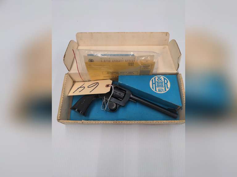 H&R (Harrison & Richardson) Model 929, .22LR Double Action Revolver, 9 Shot, Sold in Box, Serial # A