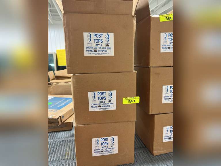 3 boxes of pineapple post tops