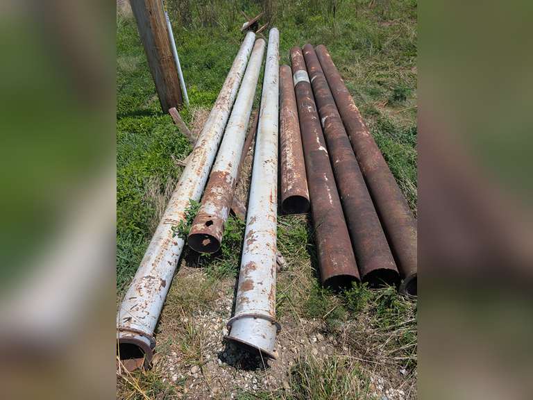 Pile of 8"x 3/16" grain spouting (approx. 100’) (Located Directly at West Edge of Parking Lot)