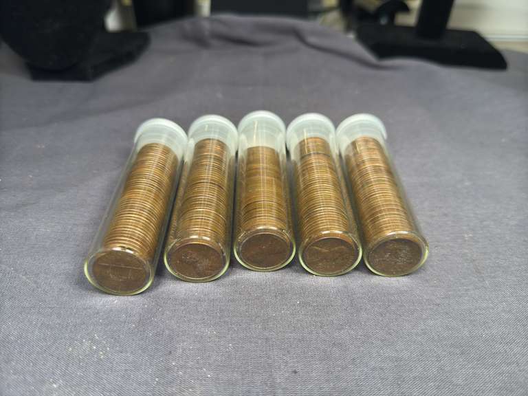 15+/- Cannisters of Lincoln Head Pennies from the 1960s