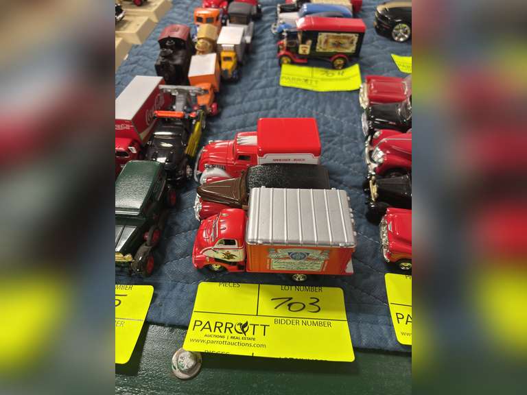 3 Matchbox vehicles (Budweiser & Fuller)
