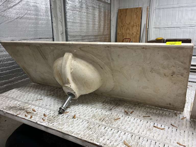 59 inch wide single sink top