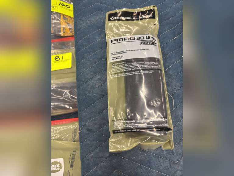(5) Magpul PMAG 30 AR / M4 Rifle Magazines, 5.56x45, 30 Round Capacity (ALL NEW & SEALED)