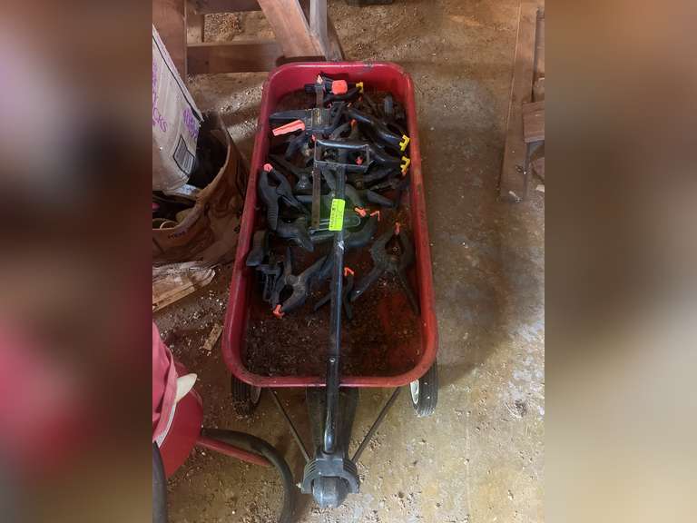 Little red racer pull wagon road master with clamps - Parrott Marketing ...