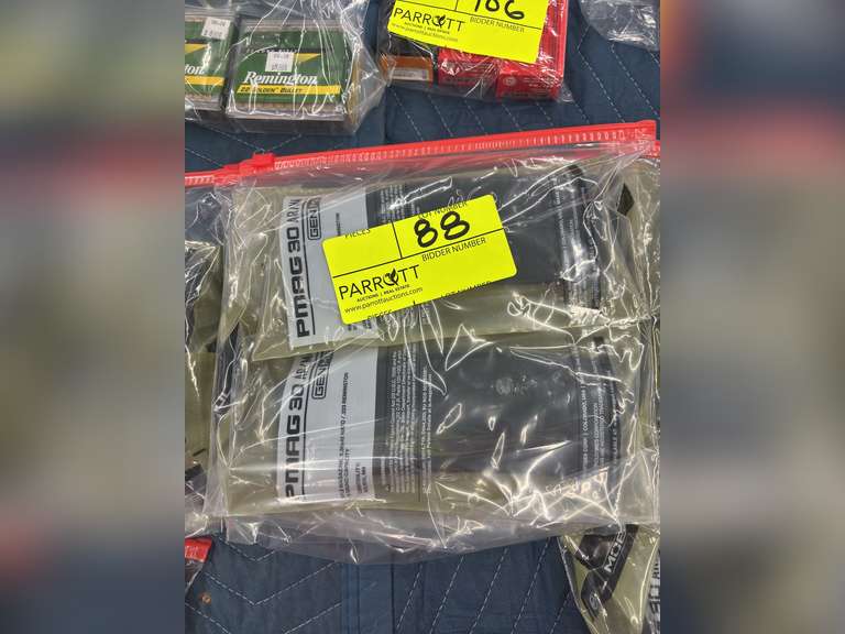 (2) Magpul PMAG 30 AR / M4 Rifle Magazines, 5.56x45, 30 Round Capacity (ALL NEW & SEALED)