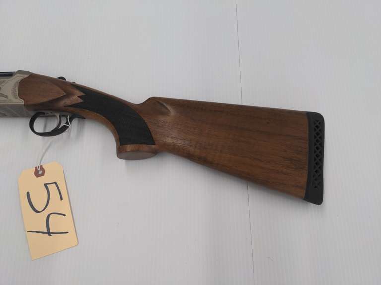 GForce Arms, 12 Gauge Over & Under Shotgun, 3" Chamber, Model GKX-5, Engraved Receiver, Checkered Gr