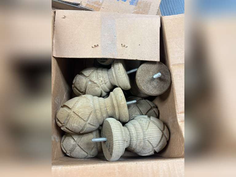 3 boxes of pineapple post tops