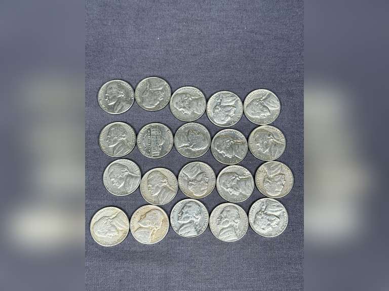 20 Pre-1970s Jefferson Nickels