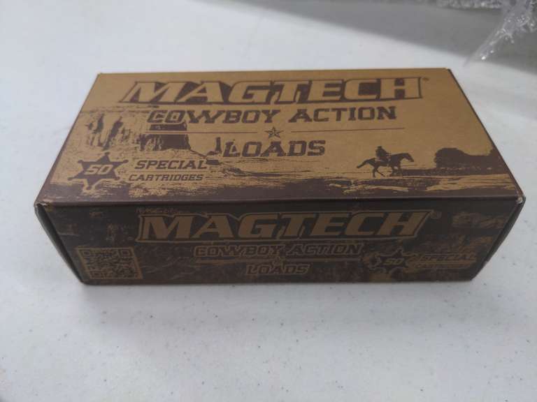 (50) Rounds of Magtech Cowboy Action Loads, 45 Colt, 250 Grain, L-Flat