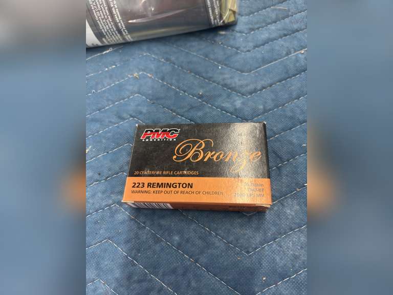100 Rounds of 223 Remington, 55 Grain FMJ, Made by Fiocchi (All New)