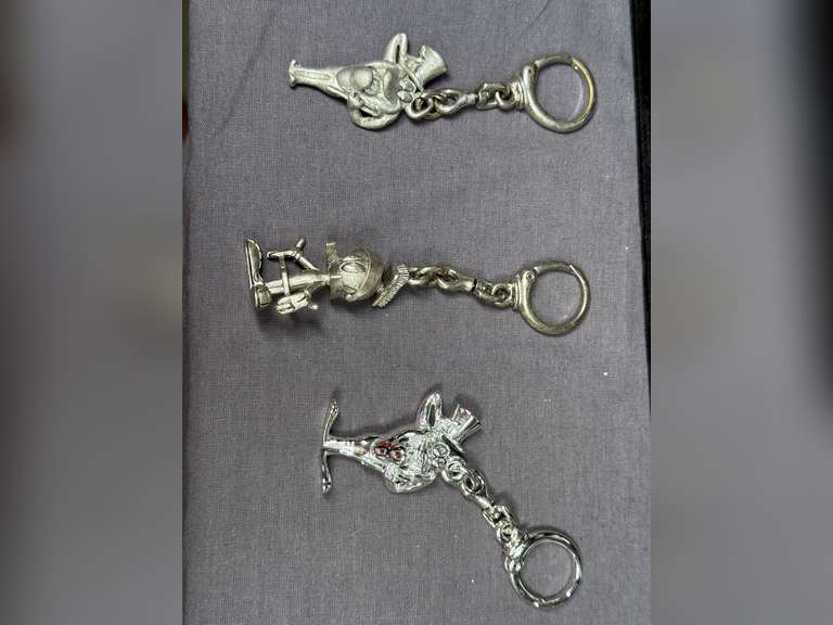 3 Cartoon Key RIngs