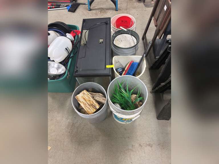 Fish tank and supplies