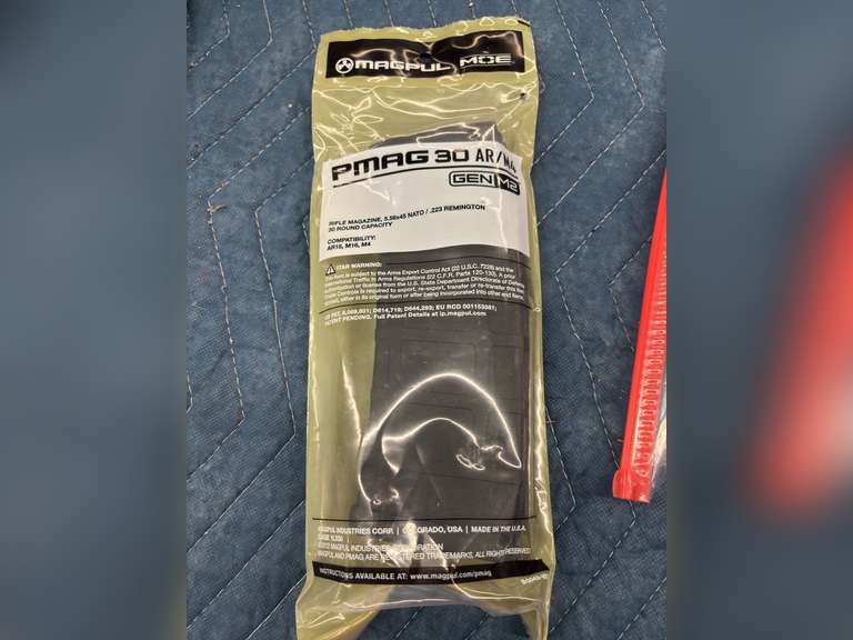 (2) Magpul PMAG 30 AR / M4 Rifle Magazines, 5.56x45, 30 Round Capacity (ALL NEW & SEALED)