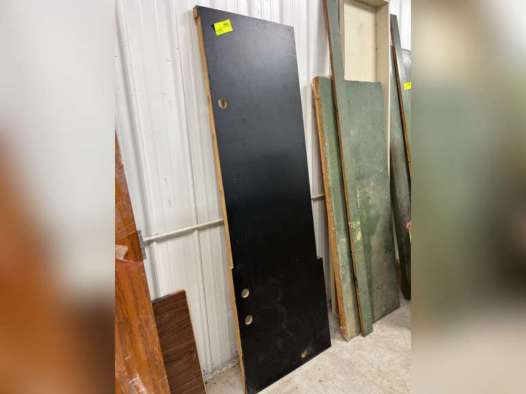 Matte black counter top 23 3/4 x 79”