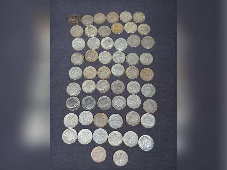 56+/- Pre-1970s Roosevelt Dimes