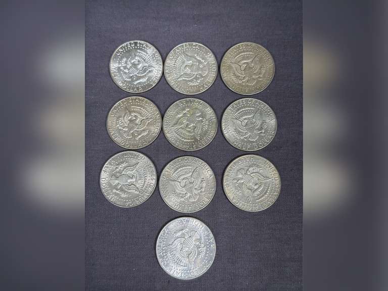 10 Pre-1970s Kennedy Half Dollars