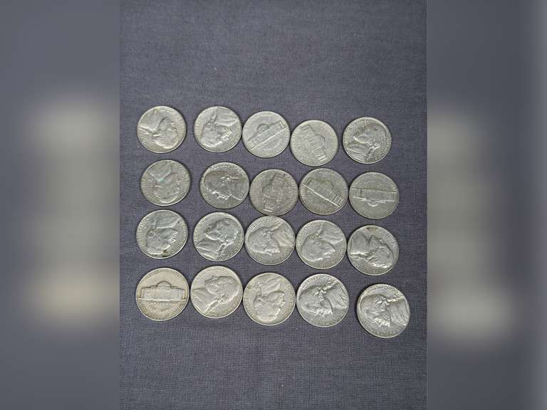 20 Pre-1970s Jefferson Nickels