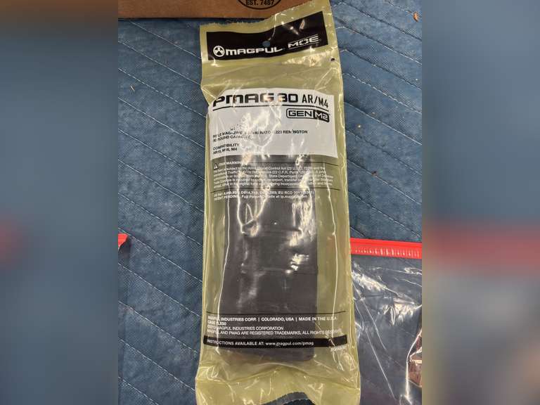 (10) Magpul PMAG 30 AR / M4 Rifle Magazines, 5.56x45, 30 Round Capacity (ALL NEW & SEALED)