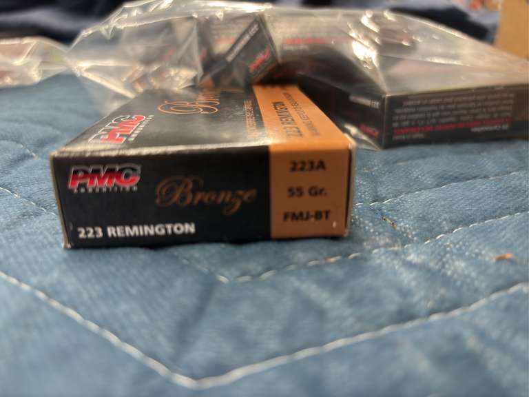 100 Rounds of 223 Remington, 55 Grain FMJ, Made by Fiocchi (All New)