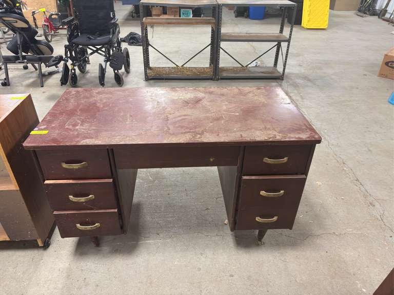 Wooden desk