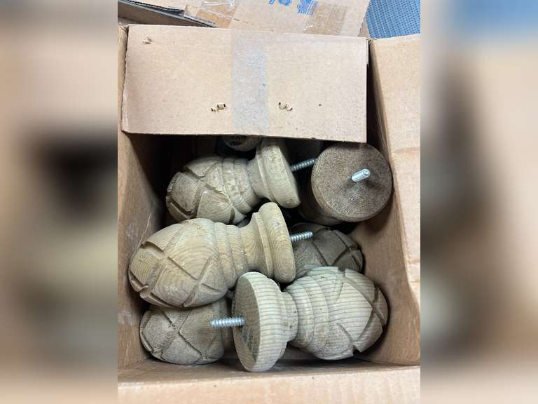 3 boxes of pineapple post tops