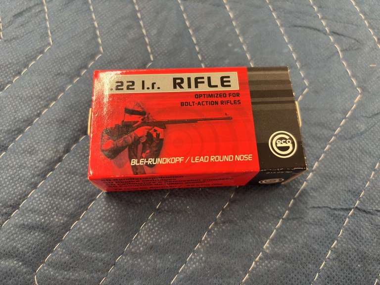 150 Rounds of 22LR, GECO & ELEY, Optimized for Bolt Actions
