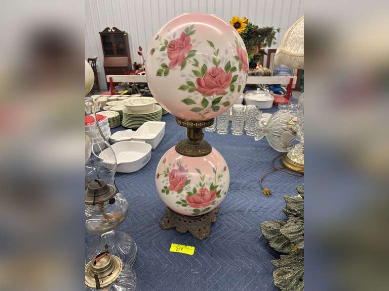 Victorian "Gone with the Wind" Lamp